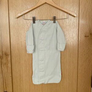 Magnetic Me Love Lines Pointelle Cozy Sleeper Gown in Seagrass